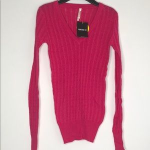 Lightweight pink sweater